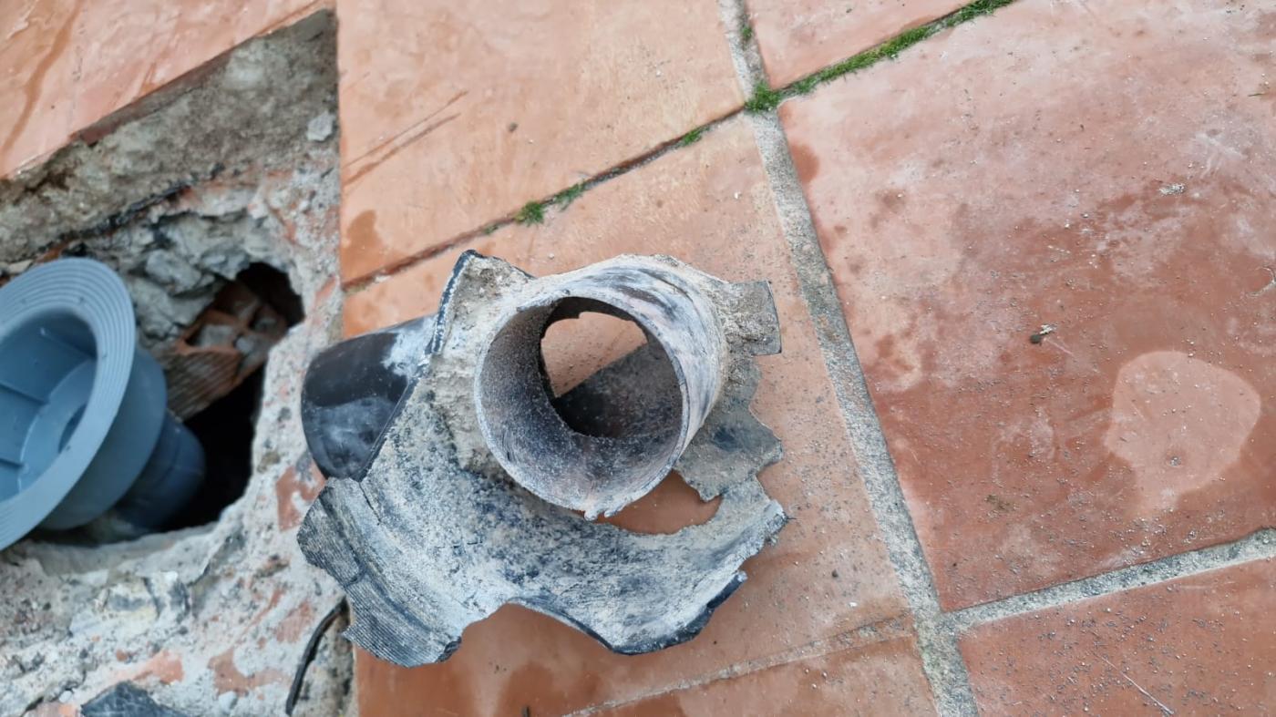 La parroquia de Nueva Andalucía sufre las consecuencias de las fuertes lluvias