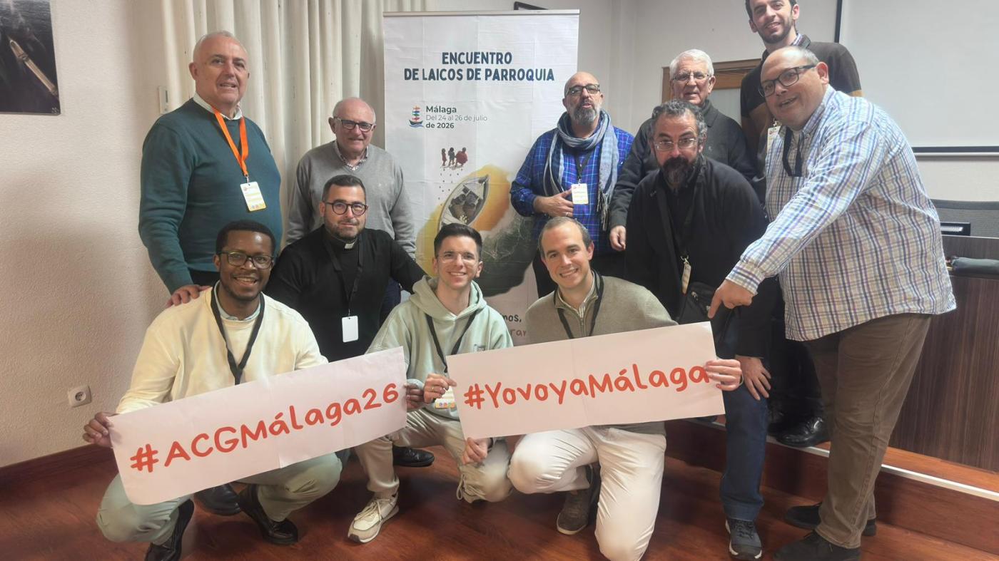 Sacerdotes, seminaristas y un diácono malagueños se pusieron en camino a Toledo